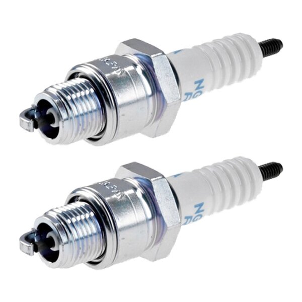 2 Spark Plugs with flat seal seat NGK aftermarket expertise for HONDA and others