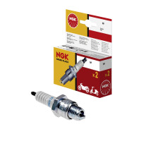 2 Spark Plugs with flat seal seat NGK aftermarket...