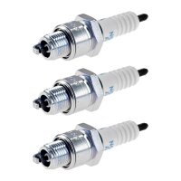 3 Spark Plugs with flat seal seat NGK aftermarket...