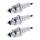 3 Spark Plugs with flat seal seat NGK aftermarket expertise for HONDA and others