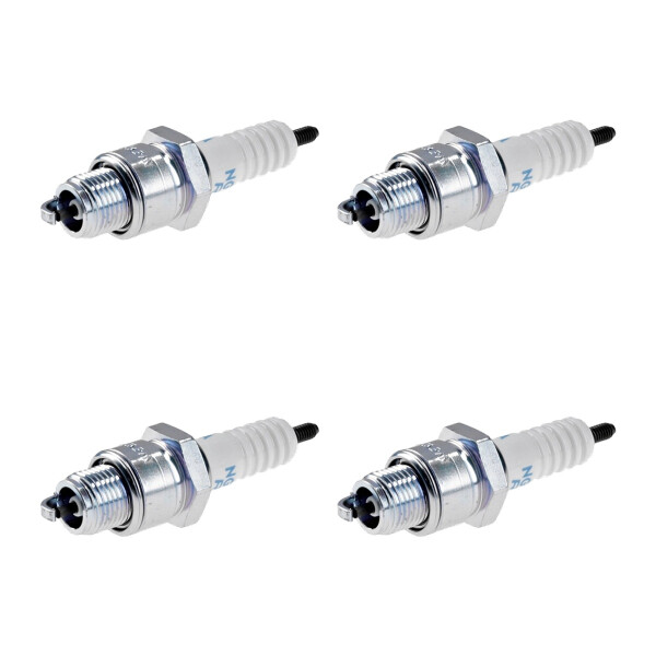 4 Spark Plugs with flat seal seat NGK aftermarket expertise for HONDA and others