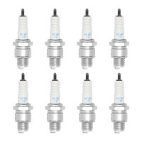 8 Spark Plugs with flat seal seat NGK IAM expertise for...