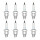 8 Spark Plugs with flat seal seat NGK IAM expertise for YAMAHA and others