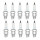 10 Spark Plugs with flat seal seat NGK IAM expertise for YAMAHA and others