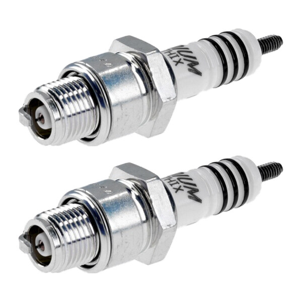 2 Spark Plugs suppressed 5 kOhm NGK Iridium IX for e.g. VW TRANSPORTER