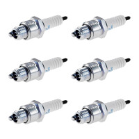 6 Spark Plugs with flat seal seat NGK aftermarket...