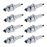 8 Spark Plugs with flat seal seat NGK aftermarket...
