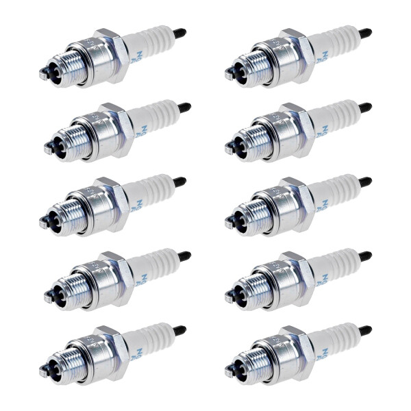 10 Spark Plugs with flat seal seat NGK aftermarket expertise for HONDA