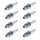8 Spark Plugs with flat seal seat NGK aftermarket expertise for HONDA and others