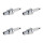 4 Spark Plugs interference suppressed 5 kOhm NGK for YAMAHA and others