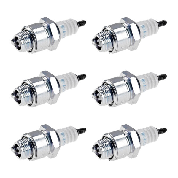 6 Spark Plugs with flat seal seat NGK IAM expertise for KAWASAKI and others