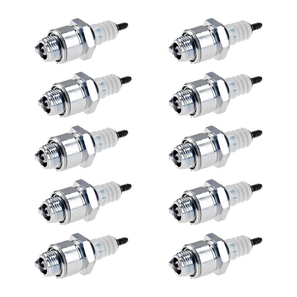 10 Spark Plugs with flat seal seat NGK IAM expertise for KAWASAKI and others