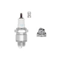 2 Spark Plugs with flat seal seat NGK aftermarket...
