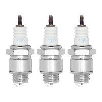 3 Zündkerzen mit Flachdichtsitz NGK...