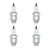 4 Zündkerzen mit Flachdichtsitz NGK...