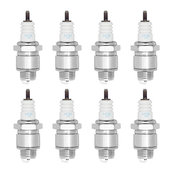 8 Spark Plugs with flat seal seat NGK aftermarket expertise for AGRIA and others