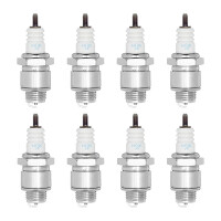 8 Spark Plugs with flat seal seat NGK aftermarket...