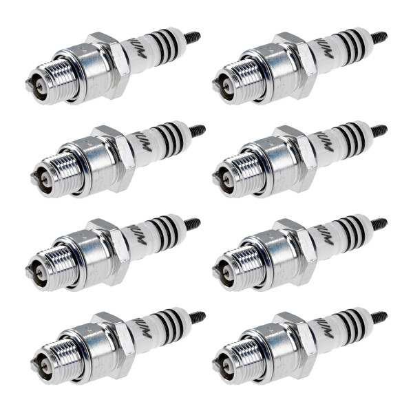 8 Spark Plugs with flat seal seat NGK IAM-Expertise Iridium IX for YAMAHA