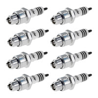 8 Spark Plugs with flat seal seat NGK IAM-Expertise...