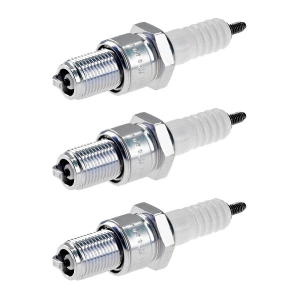 3 Spark Plugs fixed SAE connection NGK IAM expertise for various vehicles