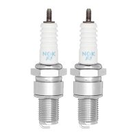 2 Spark Plugs with flat seal seat NGK IAM expertise for...