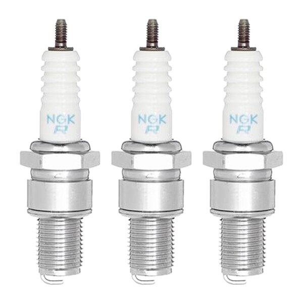 3 Spark Plugs with flat seal seat NGK IAM expertise for KAWASAKI and others