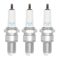 3 Spark Plugs with flat seal seat NGK IAM expertise for...
