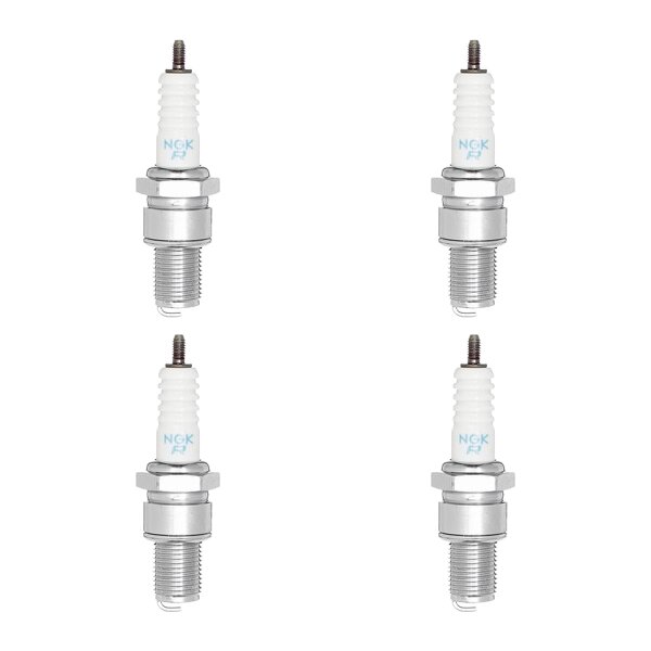 4 Spark Plugs with flat seal seat NGK IAM expertise for KAWASAKI and others