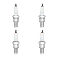 4 Spark Plugs with flat seal seat NGK IAM expertise for...