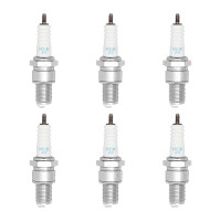 6 Zündkerzen mit Flachdichtsitz NGK...