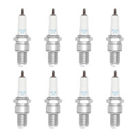 8 Spark Plugs with flat seal seat NGK IAM expertise for...
