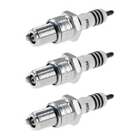 3 Spark Plugs with flat seat NGK Iridium IX for PORSCHE...