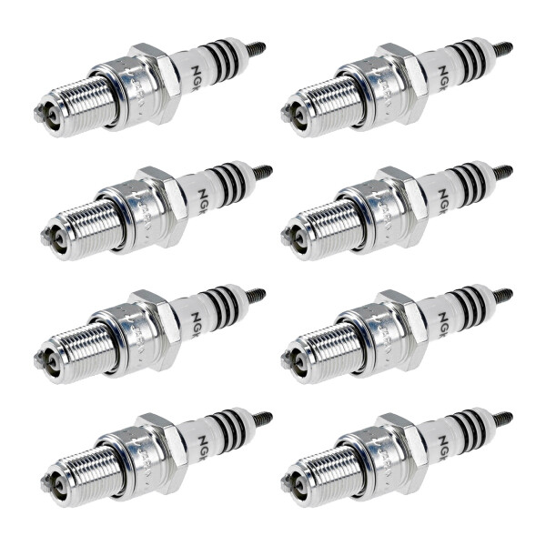 8 Spark Plugs with flat seat NGK Iridium IX for PORSCHE 911 and others