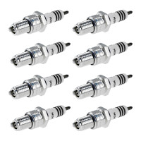 8 Spark Plugs with flat seat NGK Iridium IX for PORSCHE...