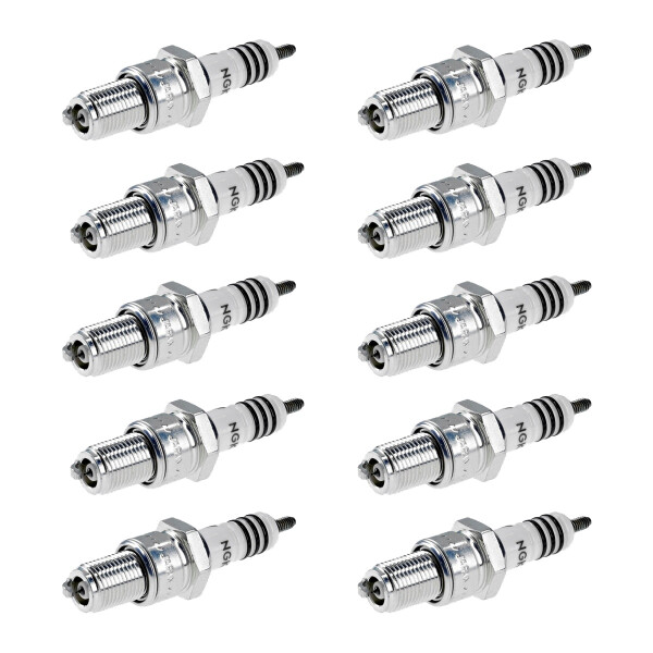 10 Spark Plugs with flat seat NGK Iridium IX for PORSCHE 911 and others