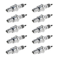10 Spark Plugs with flat seat NGK Iridium IX for PORSCHE...