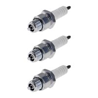 3 Spark Plugs with flat seal seat NGK IAM expertise for...