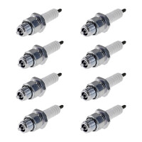 8 Spark Plugs with flat seal seat NGK IAM expertise for...