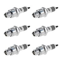 6 Spark Plugs with flat seat NGK Iridium IX for VW...