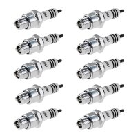 10 Spark Plugs with flat seat NGK Iridium IX for VW...