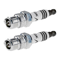 2 Spark Plugs fixed SAE connection NGK Iridium IX...