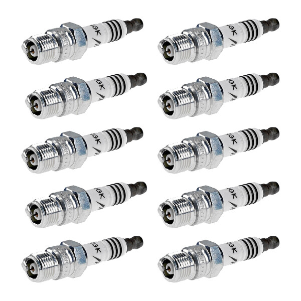 10 Spark Plugs fixed SAE connection NGK Iridium IX suitable for e.g. MERCURY