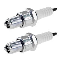 2 Spark Plugs with flat seal seat NGK aftermarket...