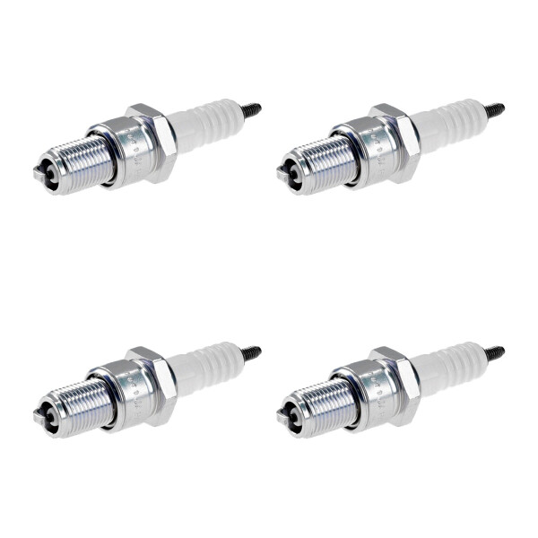 4 Spark Plugs with flat seal seat NGK aftermarket expertise for HONDA ACCORD