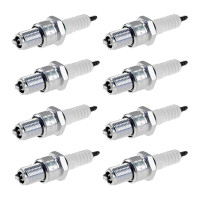 8 Spark Plugs with flat seal seat NGK aftermarket...