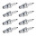 8 Spark Plugs with flat seal seat NGK aftermarket expertise for HONDA ACCORD