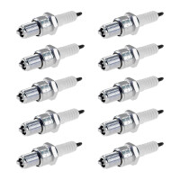 10 Spark Plugs with flat seal seat NGK aftermarket...