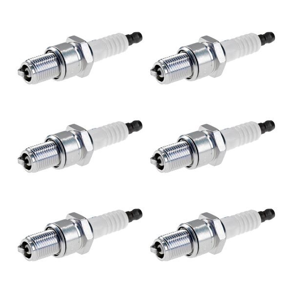 6 Spark Plugs fixed SAE connection NGK IAM expertise for NISSAN 280ZX,ZXT