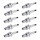 10 Spark Plugs fixed SAE connection NGK IAM expertise for NISSAN 280ZX,ZXT
