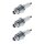 3 Spark Plugs with flat seal seat NGK IAM expertise for SUZUKI and others